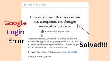 Access Blocked: Resolving Google OAuth Login Error redirect_uri_mismatch