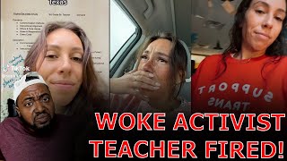 Woke Activist Teacher SHOCKED AND IN TEARS Over Getting FIRED For Posting About Supervisor On TikTok
