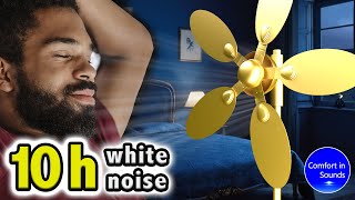 Fan Noise for sleeping, relaxing, studying or focus | Fall Asleep Easily | White Noise, Black Screen