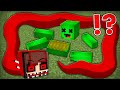 How JJ Became INFECTED SNAKE to EAT Mikey in Minecraft Challenge - Maizen