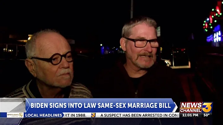 'This ensures our rights' Locals react to same-sex marriage bill signed into law