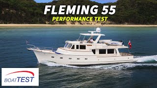 Fleming Yachts 55 (2018) Test Video  By BoatTEST.com