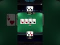 Is This a Perfect Hand to BLUFFSHOVE River With?... #pokerstrategy #pokeraction