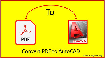 How to convert pdf to autocad/ inserting pdf file to autocad.