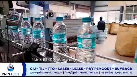 CIJ 8840  coding on pet bottles