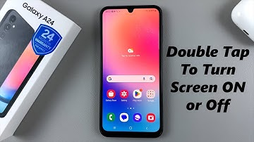 Samsung Galaxy A24: How To Enable / Disable Double Tap To Turn Screen ON / OFF