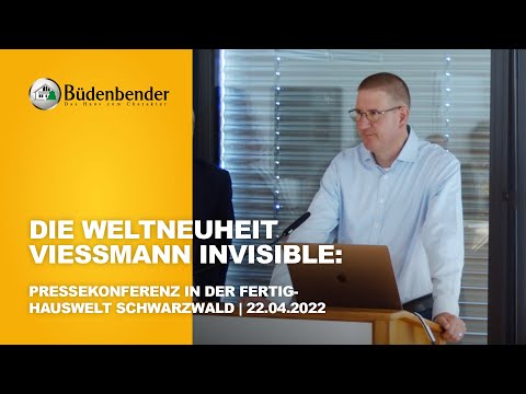 Die Weltneuheit VIESSMANN INVISIBLE: Pressekonferenz in der FertighausWelt Schwarzwald | 22.04.2022