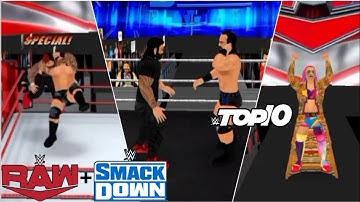 Wr3d 2k22-Raw+SmackDown live top 10 moments