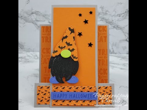 Faux Step Card with Spooky Treats Paper Pumpkin September 2022 - YouTube