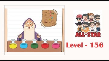 Brain test all star level 156 Help the wizard brew his golden potion.