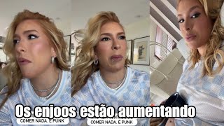 Faltando Pouco Para O Bebê Nascer, Lore Improta Relata Enjoos Fortes