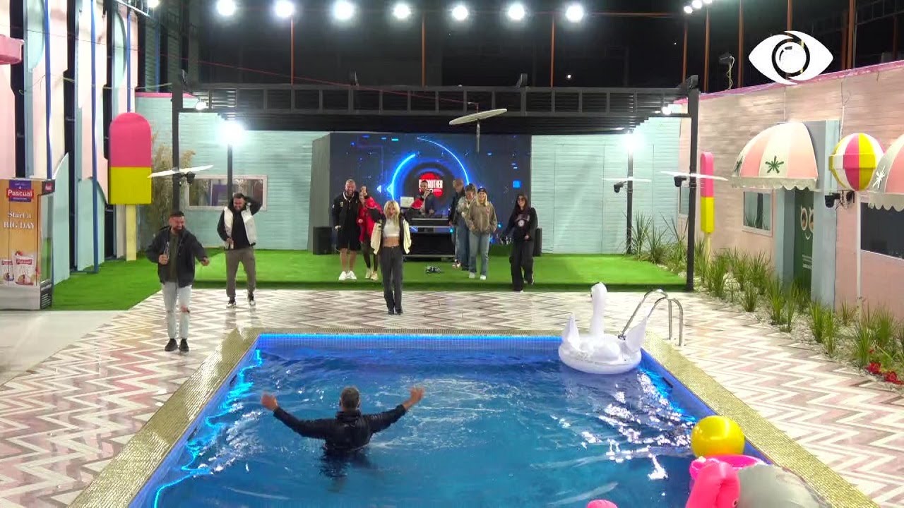 Qetsori hidhet në pishinë - Big Brother Albania Vip 2
