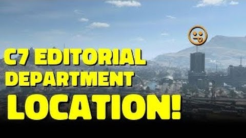 C7 Editorial Department LOCATION! #warzone2 #dmz