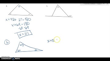 Section 5.1:  Angles of Triangles