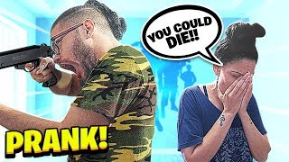 IM GOING TO THE ARMY PRANK ON MOM!! *SHE CRIED*