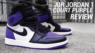 Air Jordan 1 Court Purple Review & On Feet