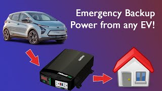 Emergency Power Out from your Chevy Bolt EV (Inverter Step-by-Step Installation)