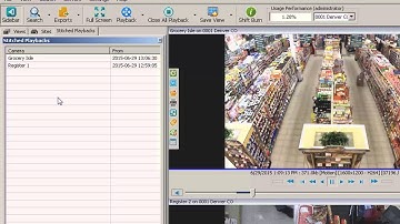 VIGIL 8.0 Using Stitched Playback
