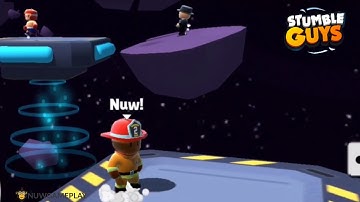 Stumble Guys - Gameplay Walkthrough  Part 24 - Space Race (iOS, Android)