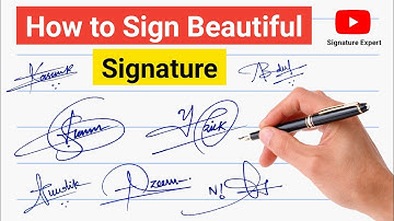 ✅ How to Sign Beautiful Signature | Signature Style Of My Name | Autograph | Design