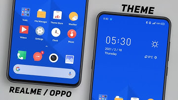 Pacific Blue Theme for Realme and Oppo device