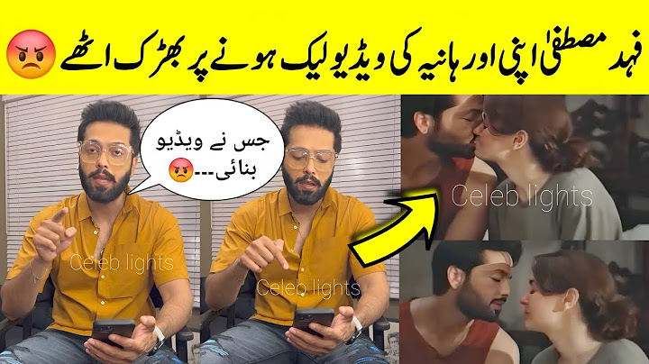 OMG 😱Fahad Mustafa And Hania Amir Viral Video - Kabhi Main Kabhi Tum Episode 33 | Sharjeena Mustafa