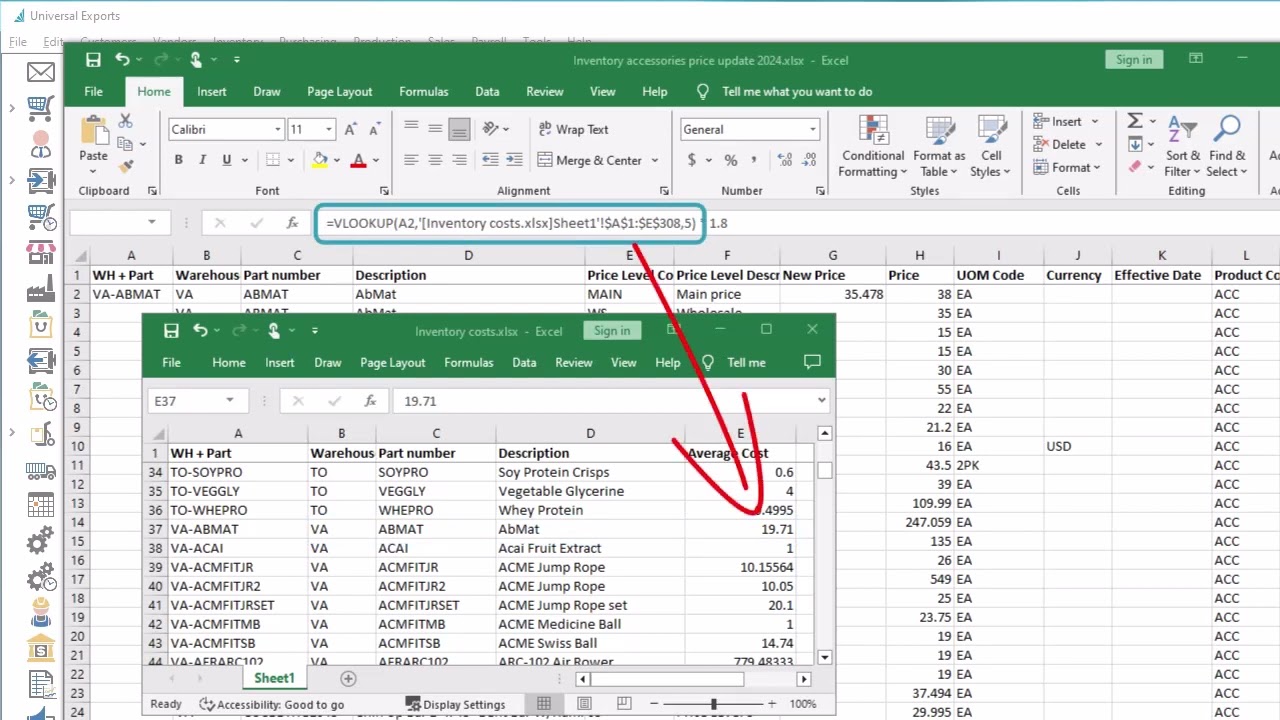 Spire Import Price Levels