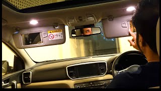 Turning on vanity mirror light in Kia Sportage by WheelsJoint 54 views 1 month ago 1 minute, 19 seconds