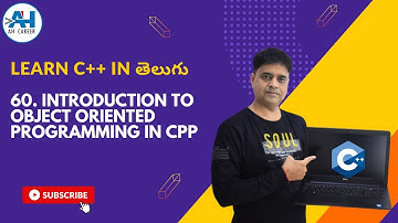 60.Introduction to Object Oriented Programming in CPP | C++ Programming Course in Telugu