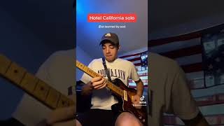 Learning Hotel California Guitar Solo By Ear