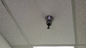 how to remove and replace a ceiling tile with a fire sprinkler
