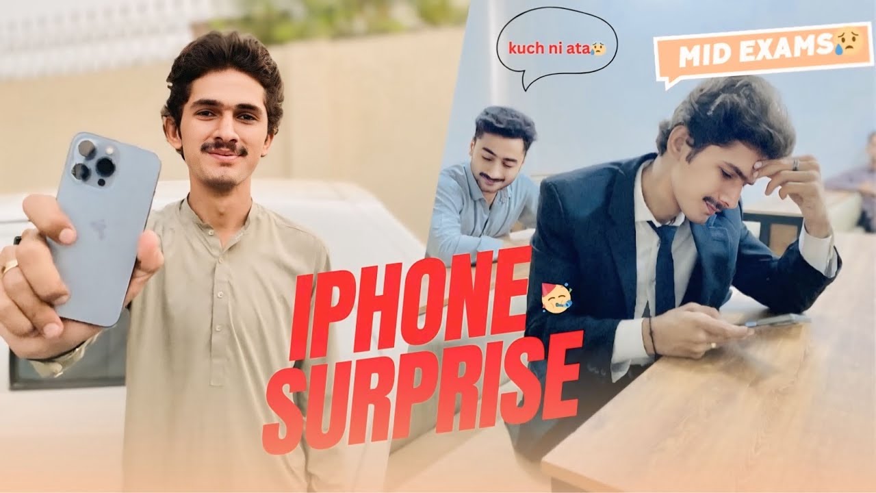 New Iphone Surprised 😍🥰 Mids Exam Start ☹️😩 - YouTube