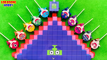 Meet Numberblocks NEW 64 245 Puzzle Tetris Shape| ASMR chirping of birds