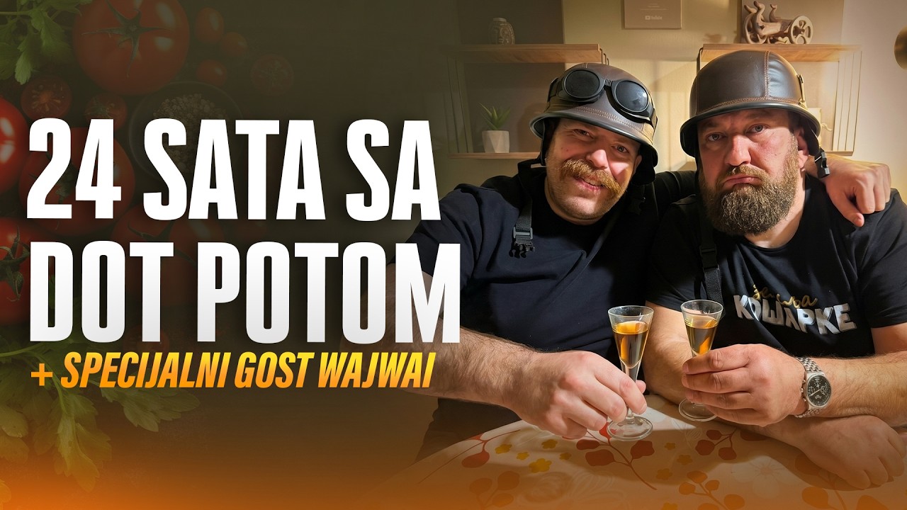 Potom 24 sata sa Dot Potom: Steva Đubre se uvalio na klopu i rakiju 😂 - YouTube