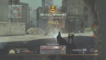 MW2 - Skidrow Ground War Domination Nuke (48-10) Live Commentary #484 - Tactical Nuke 105 [2022]