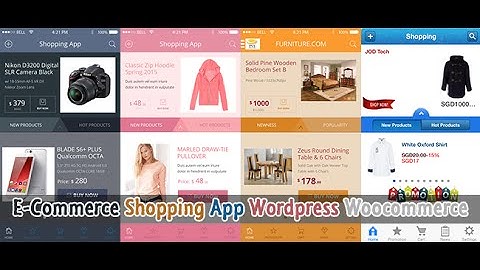 Ecommerce Shopping Mobile App Source Code for Sale 2015/05/25