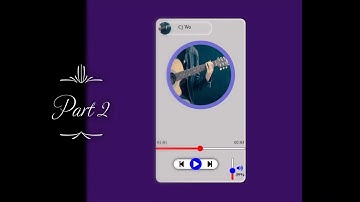 Music player app using HTML CSS and java-script(part 2) with source code