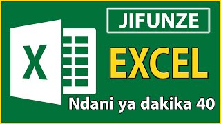 JIFUNZE EXCEL KUTOKEA ZIRO screenshot 5