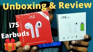 i7s TWS Airpods Unboxing & Review In Hindi |Wireless Earphones Rs.290| Apple Airpods Clone