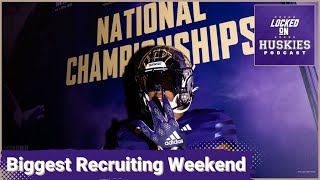 Washington is preparing for its biggest recruiting weekend ever