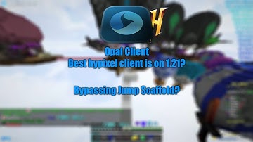 Jump scaffold after patch on Hypixel?? | Opal client
