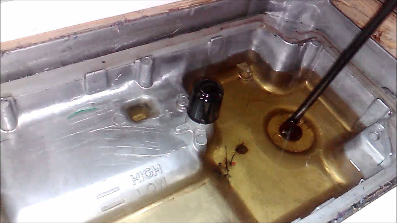 oil change in straight sewing machine 