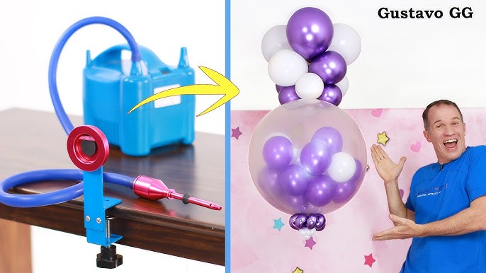 Balloon Stuffing Machine,Balloon Expander, Balloon Filling Kit for DIY Balloon Bouquet Wedding Christmas Birthday Party Gift Balloons Decoration