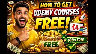 How To Get Udemy Courses Free Officialy | Free Cuppon Scraper Website