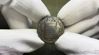 France 1 Sol 1793 Bb Strasbourg Revolution Era Coin, Vf
