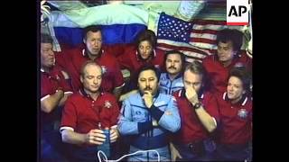 Space - Mir makes its last mission