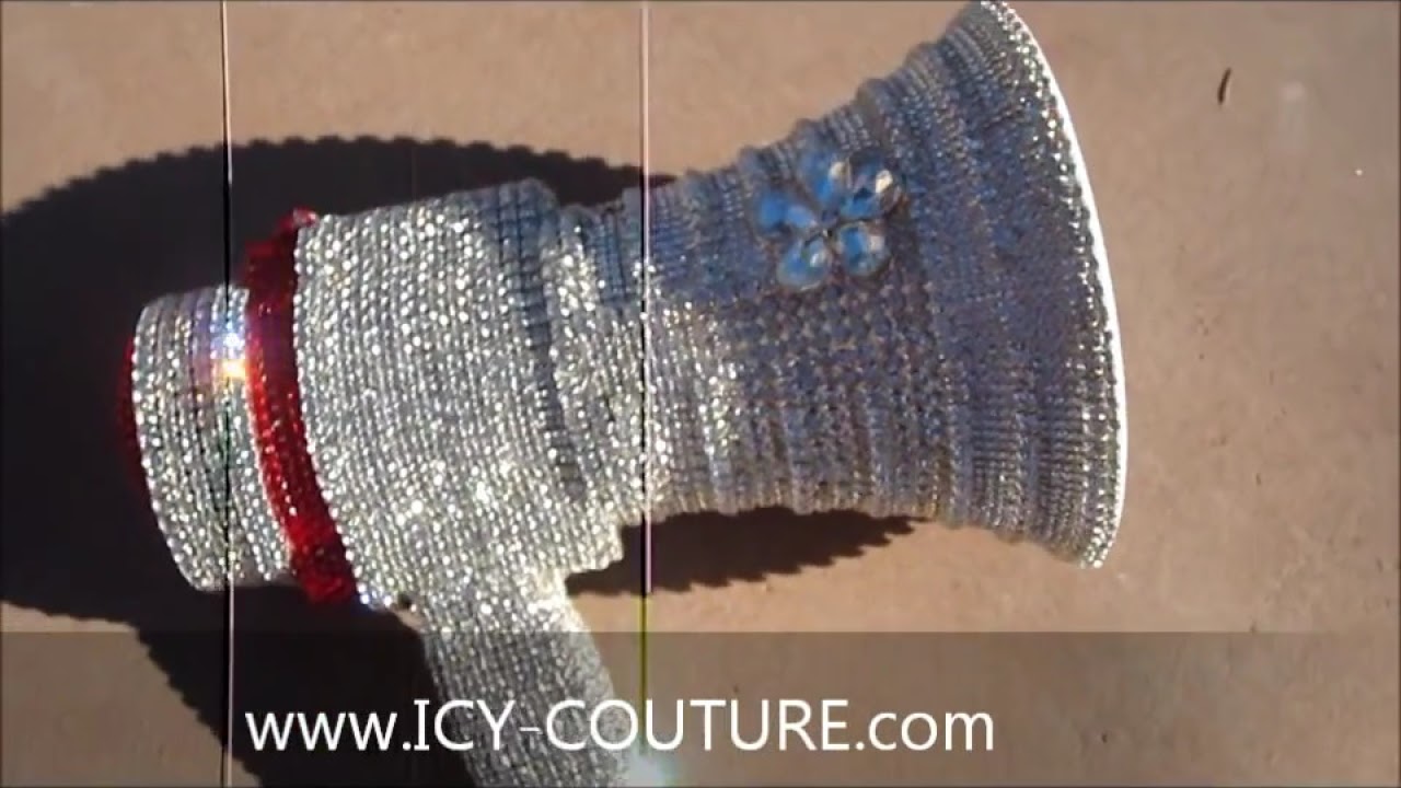 Bling Bling Icy Couture Megaphone Bedazzled With Swarovski Crystals Youtube