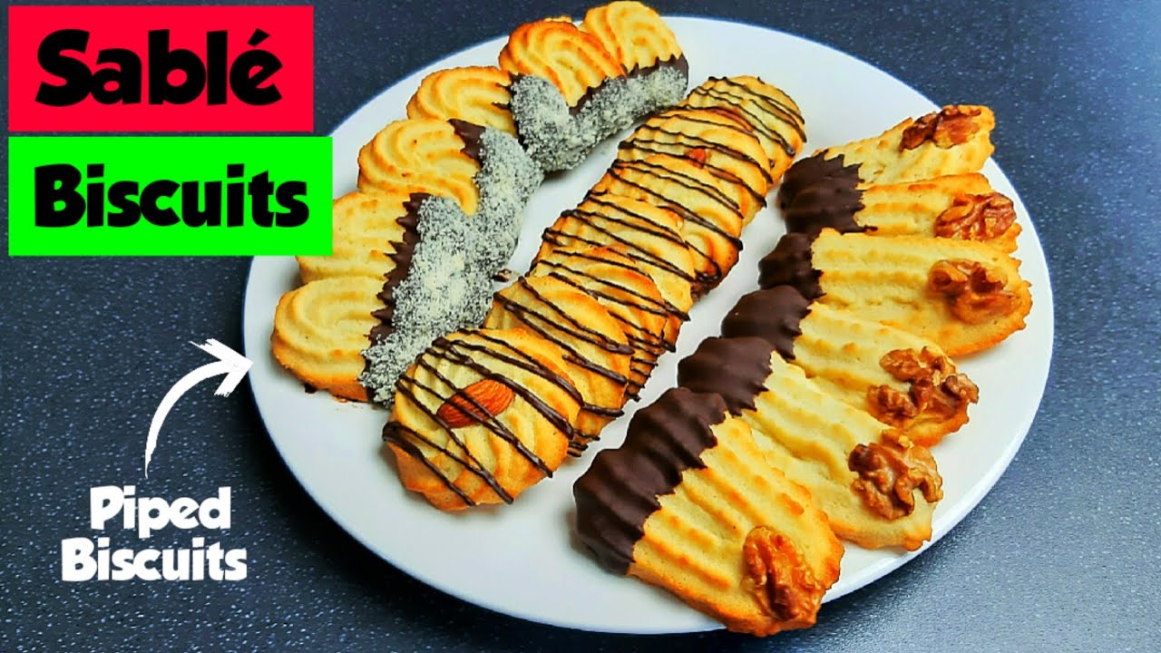 Sable A La Poche Viennese Whirl Baking For Beginners Youtube