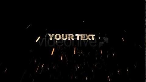 After Effects Project Files - Text Sparks