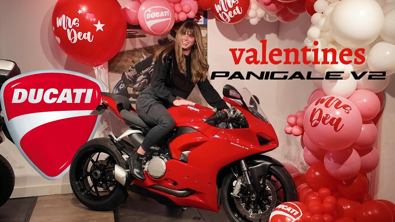 Panigale V2 — подарок на День святого Валентина для моей жены.